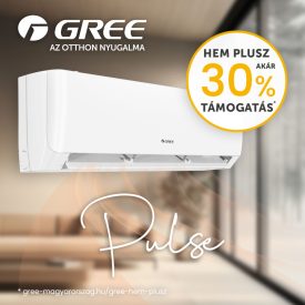 GREE PULSE INVERTER 2,5 KW -  6,2 KW KLÍMA SZETT
